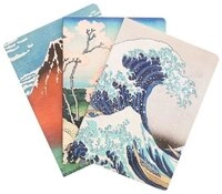 Grupo Erik Notizblock The Great Wave of Kanagawa Hokusai pack 3 A5 Notizbuchs