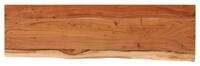 vidaXL Tischplatte Wandregal 90x30x3,8 cm Rechteckig Massivholz Baumkante (1 St)