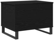 vidaXL Couchtisch Couchtisch Schwarz Eichen-Optik 60 x 44,5 x 45 cm (1-St)