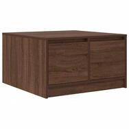 vidaXL Couchtisch Couchtisch mit Schubladen Braun Eichen-Optik 70,5x70x40 cm...