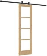 vidaXL Haust&uuml;r Schiebet&uuml;r ORKDAL Natur 61 x 198,5 cm (1-St)