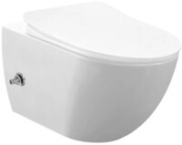 Creavit Tiefsp&uuml;l-WC FE322-34CB00E-0003, Sp&uuml;lrandlos, Hygienedusche, Kaltwasser