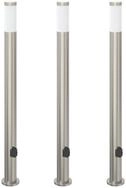 vidaXL Deckenleuchte Pollerleuchten mit Auslass 3er 110 cm Edelstahl IP44