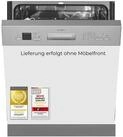 exquisit teilintegrierbarer Geschirrsp&uuml;ler EGSP56312-EB-030E, 11 l, 12...