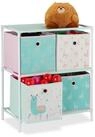relaxdays Kinderregal Lama mit Boxe, 4