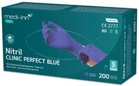 Medi-Inn Nitril-Handschuhe PRO Clinic Perfect Blue Nitril-Einmalhandschuhe,...