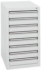 Stumpf Metall GmbH Rollcontainer Stumpf Schubladenschrank Serie STS 410, 8 Schubladen