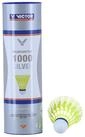 VICTOR Badmintonball Shuttle 1000 Nylon gelb Dose 6er, Geschwindigkeit: langsam