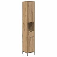 vidaXL Badezimmerspiegelschrank Badezimmerschrank mit Speicher Artisan-Eiche...
