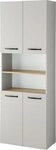 Saphir Hochschrank Quickset 500, Badschrank 61,6 cm breit, 4 T&uuml;ren 4...