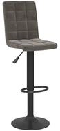 vidaXL Barhocker Barhocker Dunkelgrau Samt (1 St)