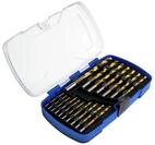 Westfalia Werkzeug Bohrersatz Titan HSS Bohrer-Set, 17-teilig