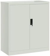 vidaXL Aktenschrank Aktenschrank Hellgrau 79x40x90 cm Stahl (1-St)