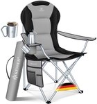 KESSER Campingstuhl, faltbarer Klappstuhl bis150kg belastbar Angelstuhl...