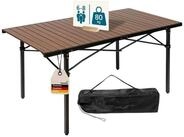 Skandika Campingtisch Maikku, Alu Klapptisch gro&szlig;, 140 x 70 x 70 cm,...