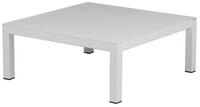 Fiam Beistelltisch Domino aus Aluminium, Wei&szlig;, 70x70 cm