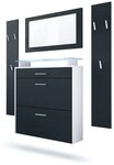Vladon Garderoben-Set Malea, (Garderobenset bestehend aus 1 H&auml;ngeschuhschrank, 1