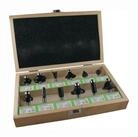 Fisch Fr&auml;ser-Set FISCH Fr&auml;sersatz 973CT12A06 Hartmetall Schaft-&Oslash; 8 mm 12tlg....