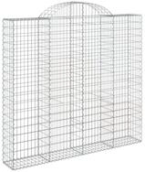 vidaXL Blumentopf Gabionen mit Hochbogen 6 Stk. 200x30x180/200cm Verzinktes...