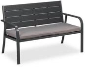 relaxdays Gartenbank mit Sitzauflage (1-St)
