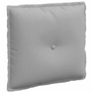 vidaXL R&uuml;ckenkissen R&uuml;ckenkissen Wolkengrau 50 x 19 x 45 cm Stoff, 1-tlg.
