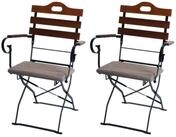 MCW Gartenstuhl MCW-J40-SP (2er), Platzsparende Lagerung m&ouml;glich