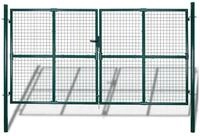 vidaXL Gartentor Gartengitter f&uuml;r Tor Zaun T&uuml;r und Wand 300 x 175 cm