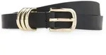 HUGO Lederg&uuml;rtel Nyna-Loop-G Sz20 aus italienischem Leder schwarz 80