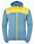 Kempa Trainingsanzug Emotion 2.0 Kapuzenjacke blau|gelb XL