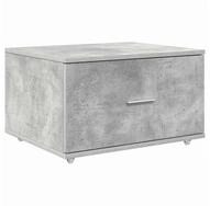 vidaXL F&auml;cherschrank Schubladenschrank mit Rad Grau 55 x 45 x 33,5 cm...