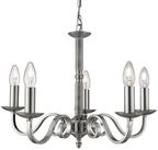 Searchlight Kronleuchter Richmond 5Lt Pendant, Leuchtmittel wechselbar
