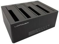 LC-Power Festplatten-Geh&auml;use LC-DOCK-U3-4B-V2 HDD docking station