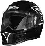 Simpson Motorradhelm Speed Americana Gold schwarz XS
