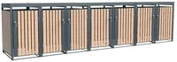 WESTMANN M&uuml;lltonnenbox Planta (1 St), Platz f&uuml;r 7 M&uuml;lltonnen je 140/240 L,...
