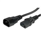 Bachmann Kaltger&auml;te-Kabel 2,5m schwarz IEC320 C13-C14 Stromkabel, IEC320 C14,