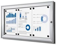 Showdown Displays H&auml;ngevitrine f&uuml;r Innen und Au&szlig;en SCS - 3x DIN A4 -...