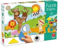 Goula Puzzle Goula 53439 Puzzle Shapes Safari, 13 Puzzleteile, Made in Europe
