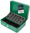 HMF Geldkassette Bargeldkasse mit herausnehmbarem M&uuml;nzz&auml;hlbrett und...