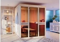FinnTherm Sauna Innensauna Karina, BxTxH: 175 x 194 x 199 cm, 72 mm, in...