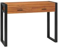 vidaXL Schreibtisch Schreibtisch mit 2 Schubladen 100x40x75 cm holz