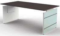 KERKMANN Schreibtisch Schreibtisch Aveto Wangengestell 180x80x68-76cm