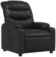 vidaXL Sessel Relaxsessel Schwarz Kunstleder (1-St)