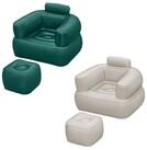 Bestway Luftbett Comfi Cuber&trade;, (Packung, 1-tlg., mit Fu&szlig;hocker 107 x 99 x 80...