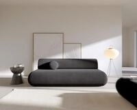 Selsey Schlafsofa, mit Schlaffunktion, Stauraum, Chenille und Zierkissen, 214 cm
