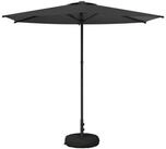 vidaXL Sonnenschirm Garten-Schirm mit Fu&szlig; 270 x 270 cm Polyester Rechtwinklig