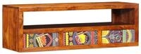 vidaXL TV-Schrank TV-Wandschrank Mehrfarbig 90x30x30 cm Massivholz