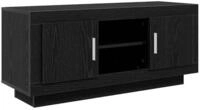 vidaXL TV-Schrank TV-Schr&auml;nk Schwarz Eichen-Optik 102 x 35 x 45 cm...