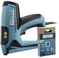 NOVUS Nagler J-120 Set + 1800 Feindrahtklammern -
