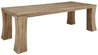 Massivmoebel24 Esstisch BASSANO (Massivholz, Massivholztisch), Esstisch TEAK