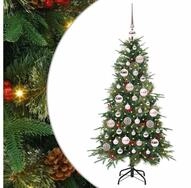 vidaXL K&uuml;nstlicher Weihnachtsbaum K&uuml;nstlicher klappbarer Weihnachtsbaum Gr&uuml;n...